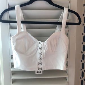 Nasty Gal “I’m Hooked” Cupped Crop Top